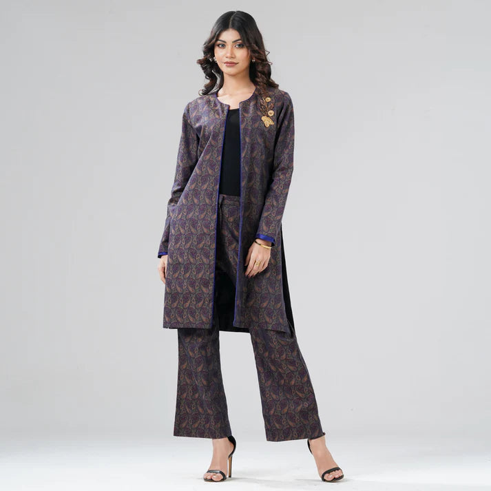 Womens Navy Two Piece Set